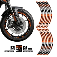 reflective motorcycle wheel stickers rim strips decals 17 hub accessories for ktm r2r duke ready to race 250 690 790 890 rc390