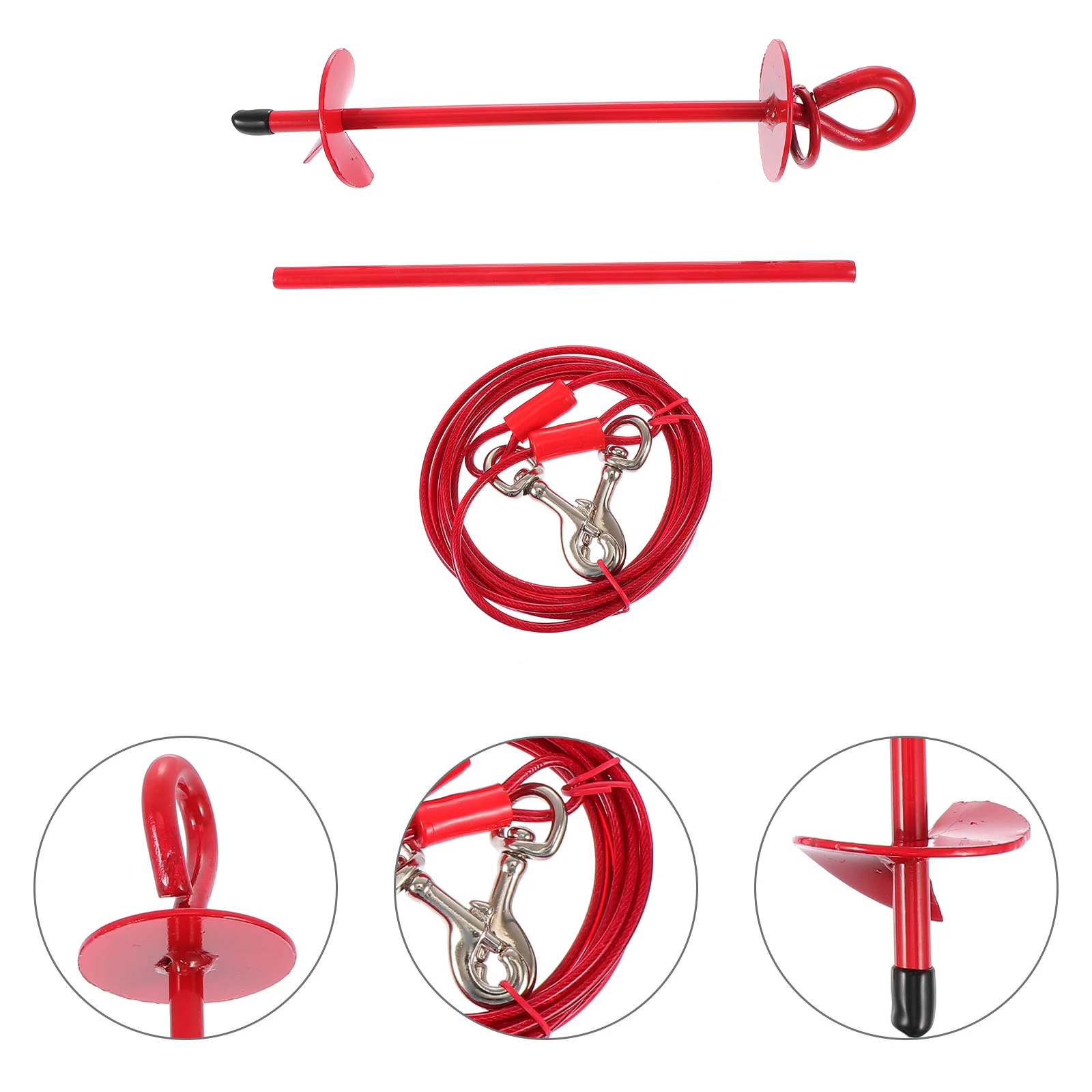 

Поводок для собак, вращающийся на 360 градусов, 1 комплект