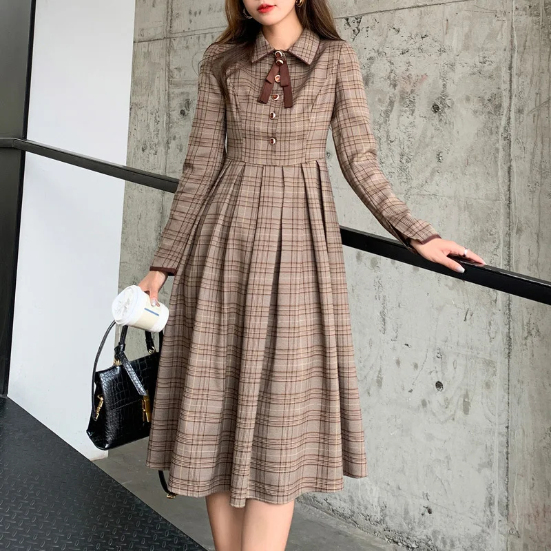 

Xl-5xl Plus Size Fat Sister's Large Covers Meat and Shows Thin Pleated Skirt 2022 Spring New French Dress 10678