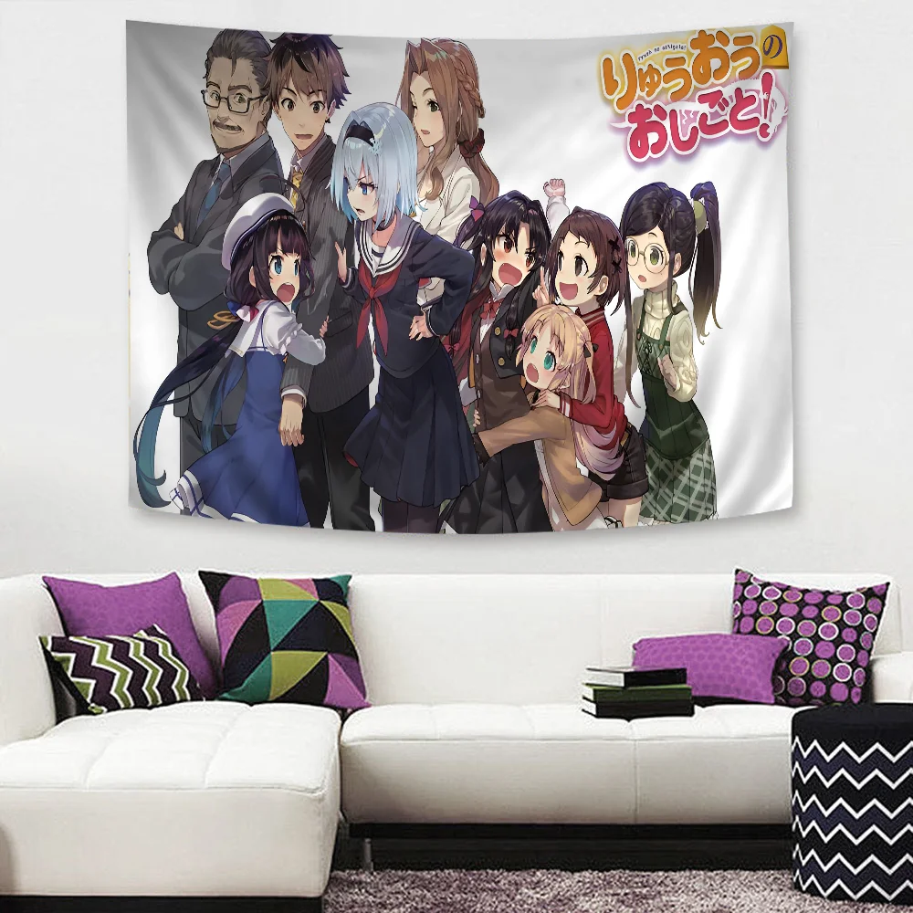 Искусственное украшение для гостиной в стиле аниме The Ryuos