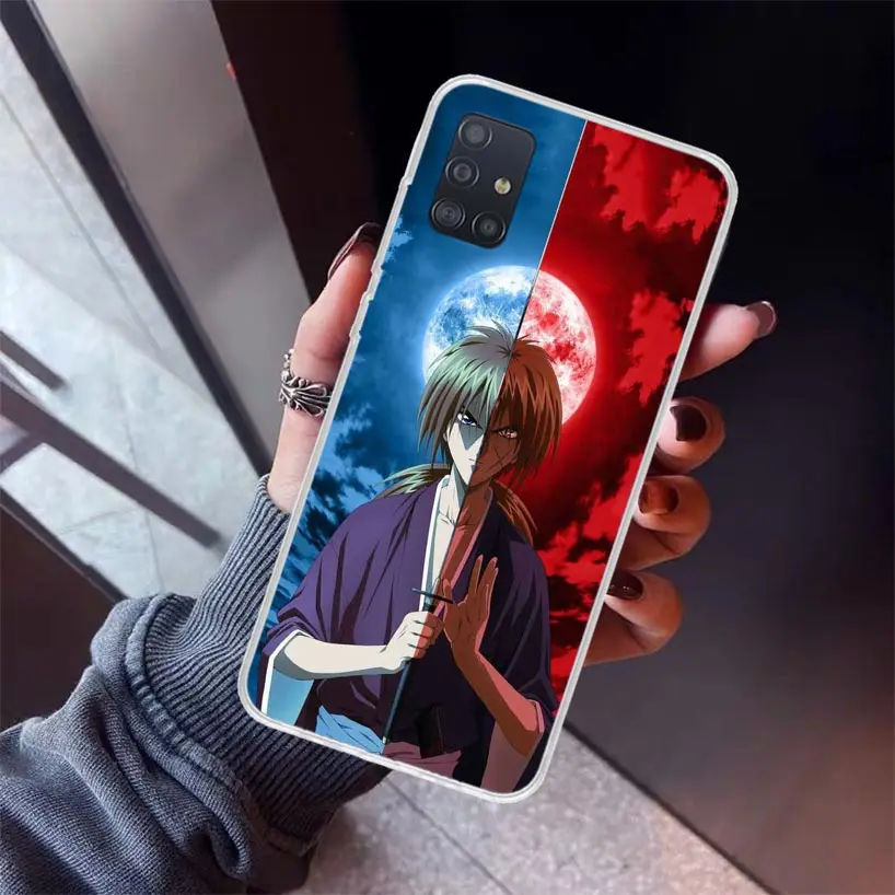 Rurouni Kenshin Anime Phone Case for Samsung Galaxy A51 A71 A41 A31 A21S A11 A01 A50S A70 A40 A30S A20E A20S A10S A6 A7 A8 A9 Pl