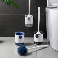 toilet brush no dead angle soft hair toilet brush hanging wall floor dual purpos bathroom hair toilet cleaning brush cleaner