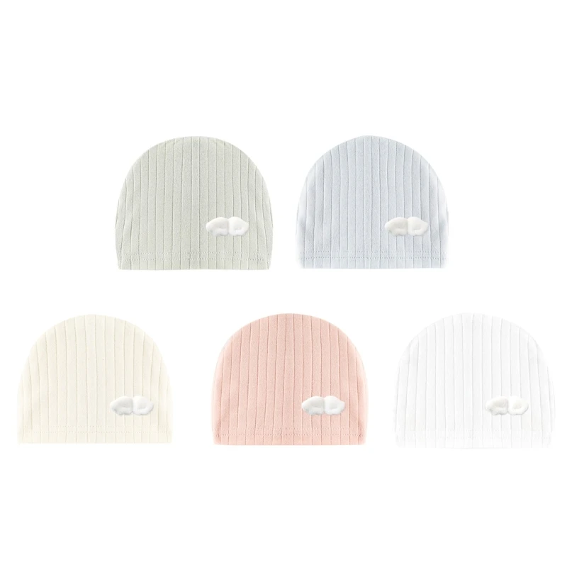 

Детская зимняя шапка-тюрбан Q81A, удобная хлопковая шапка для новорожденных 0-3 м, головной убор унисекс