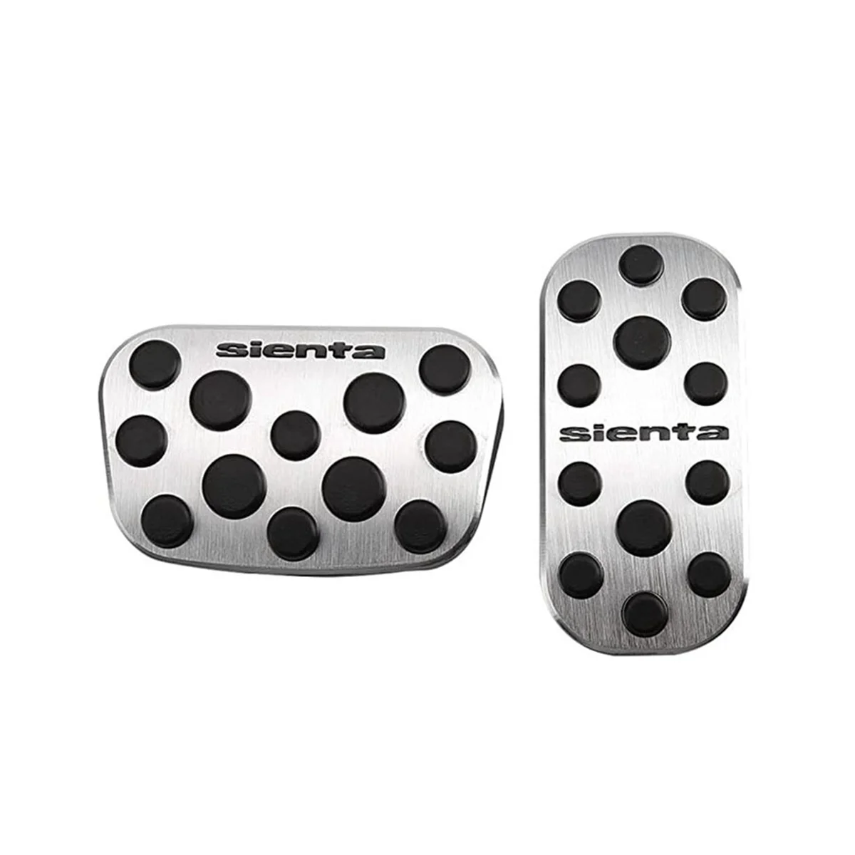 

Stainless Steel Car Foot Pedal for 2022 2023+ Toyota Sienta AT Accelerator Brake Pedal Protective Cover Accessories
