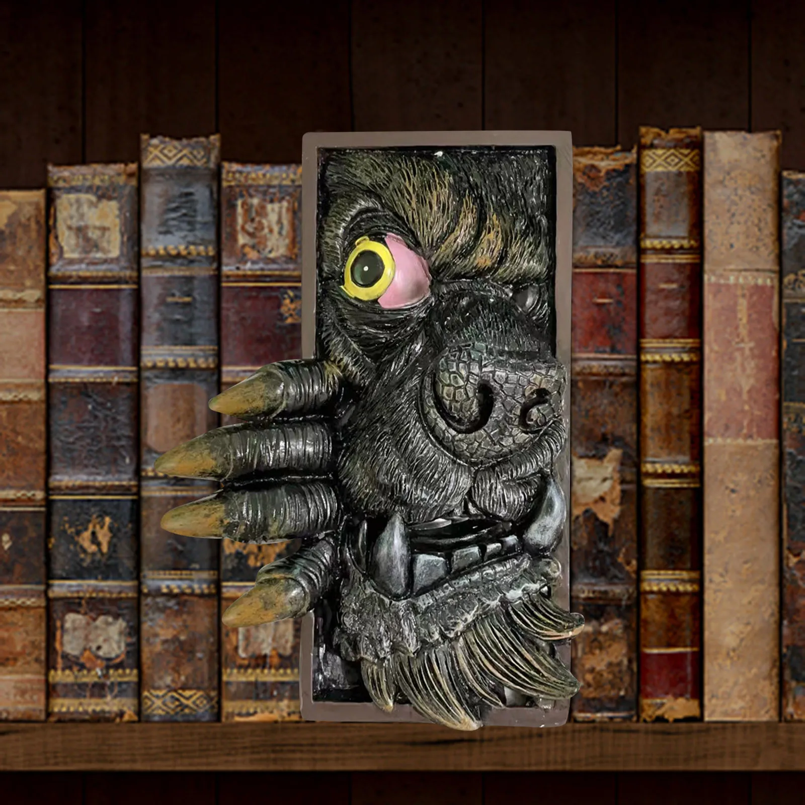 

Смотрите на книжную полку, персонализированные книжные концы, домашний декор, стеклянные синие рождественские украшения