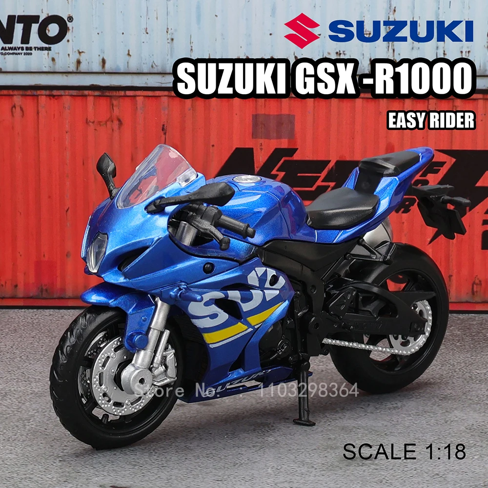 1:18 Масштаб Литья Под Давлением Suzuki GSX-R1000 YAMAHA Классическая Модель Мотоцикла
