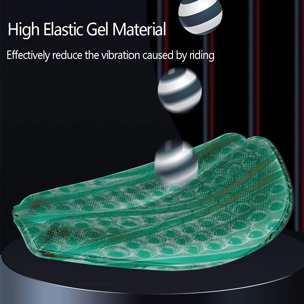 АМОРТИЗИРУЮЩАЯ 3D КОМФОРТНАЯ КРЫШКА ДЛЯ СИДЕНЬЯ С АНТИСКОЛЬЗЯЩИМ ГЕЛЕМ ДЛЯ МОТОЦИКЛОВ И МОТОЦИКЛЕТНЫХ АКСЕССУАРОВ.