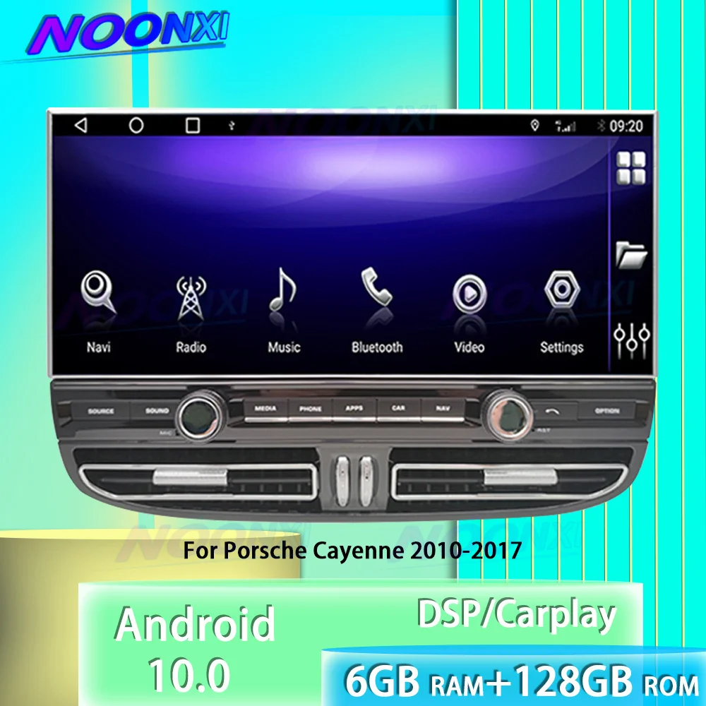 

For Porsche Cayenne 2010 - 2017 Head Unit Car Radio Screen Android 10.0 Video GPS Navigation Multimedia Bluetooth Player Carplay
