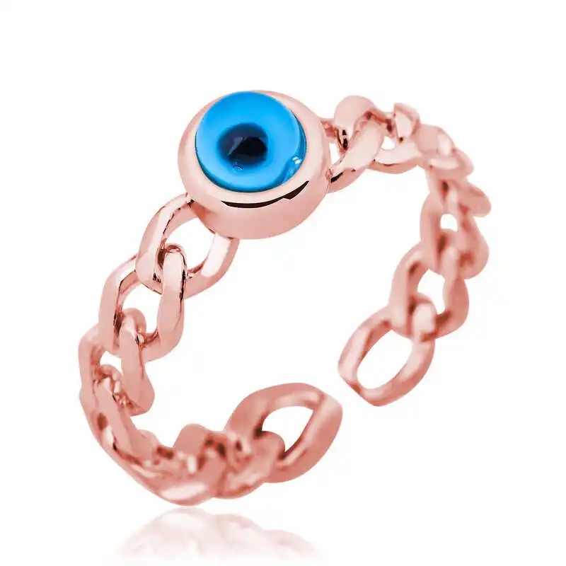 

Tevuli 925 Sterling Silver Chain Decorated The Genres Change lady ring