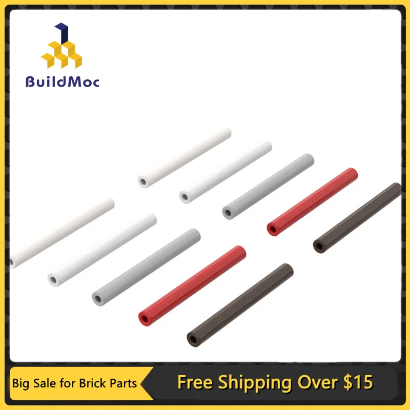 10 шт., детали MOC 75c04, шланг жесткий 3 мм D. 4 л/3,2 см Совместимые Кирпичи, сборные строительные блоки, Детский пазл, игрушка, подарок