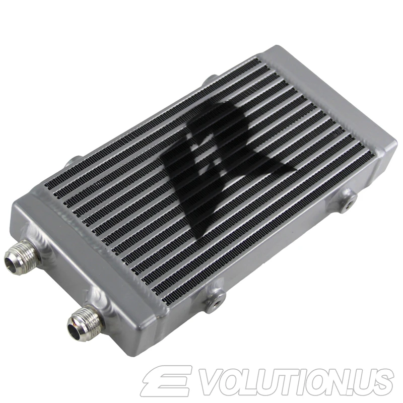 

Универсальный двойной масляный радиатор с пластиной, маленький сердечник: 9,5x5,5x1,58 дюйма, размер AN10