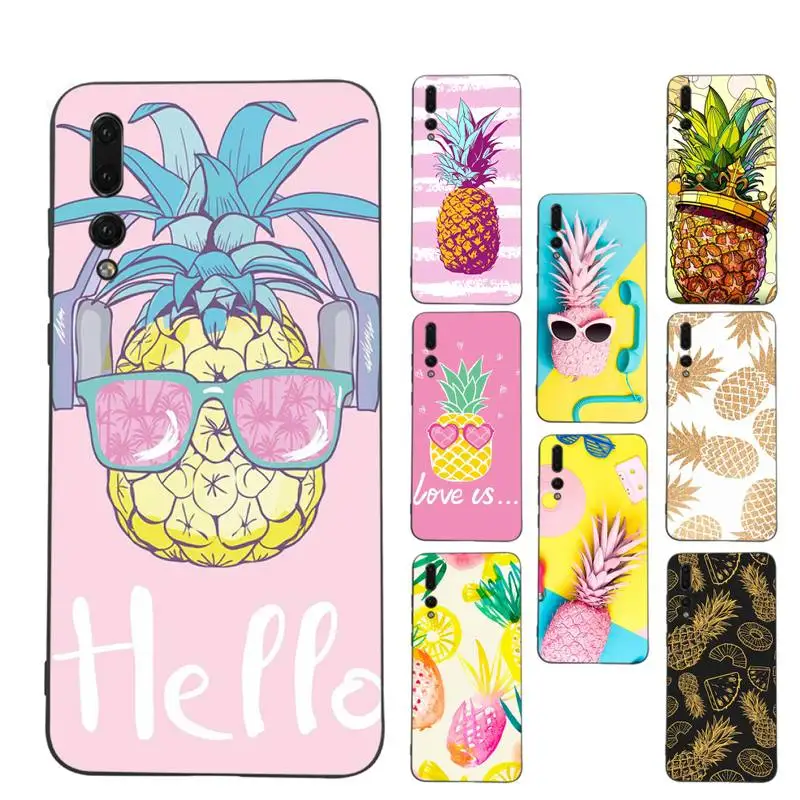 

Pineapple fruit Phone Case Soft Silicone Case For Huawei p 30lite p30 20pro p40lite P30 Capa