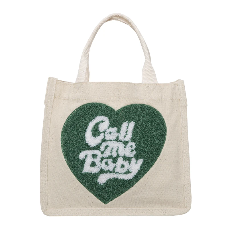 

1 PC Korean Style Women Fur Heart Mini Shopping Bag Female Small Shoulder Tote Bag Fashion Casual Lady Totes Grocery Bag Bolsa