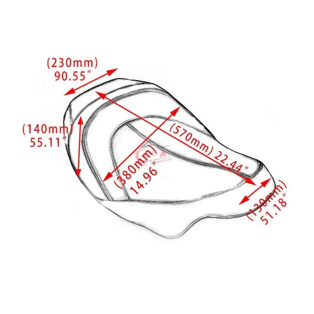 Новые аксессуары для мотоциклов подушка водителя на сиденье Соло Harley Touring CVO Street