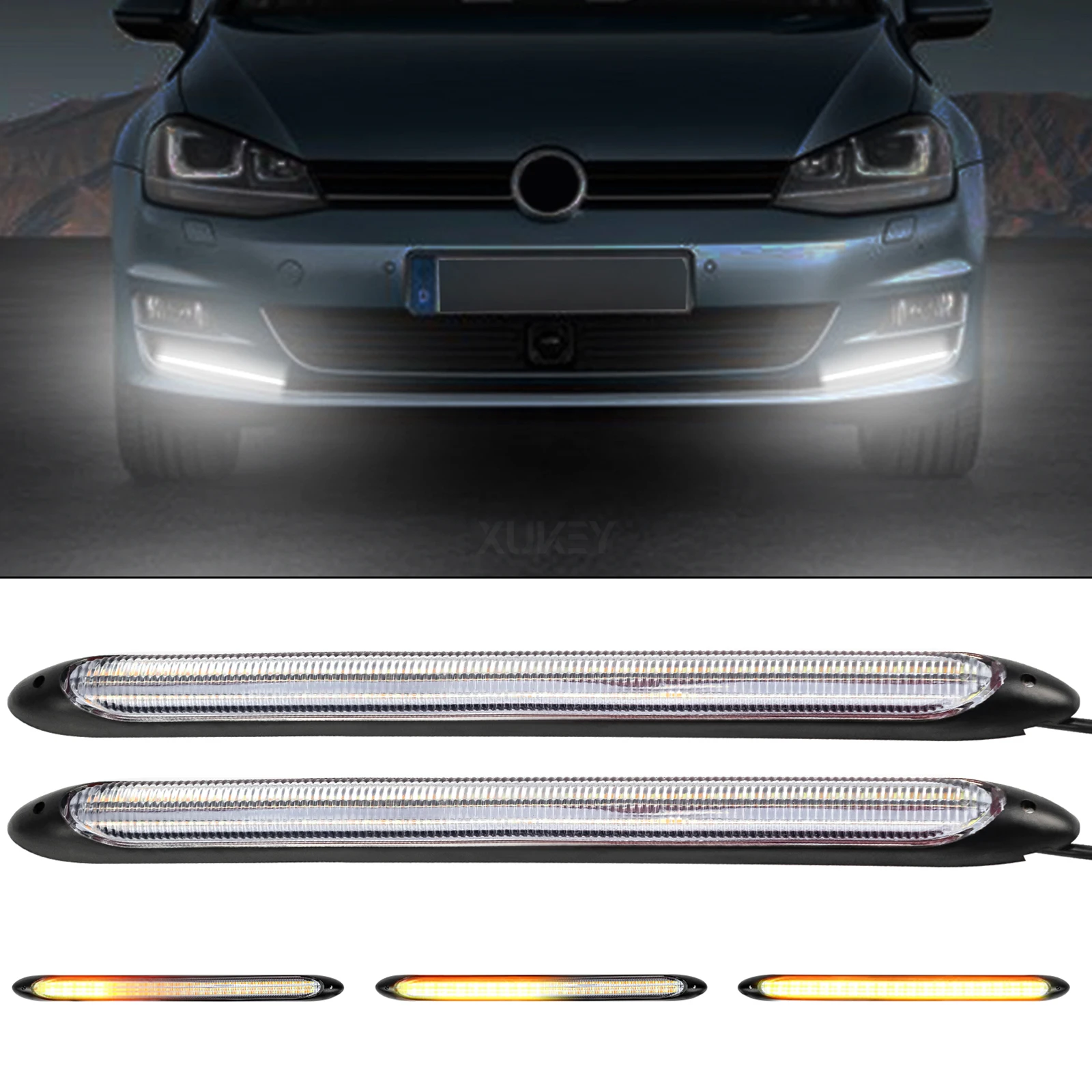 

Светодиодная неоновая световая лента для салона автомобиля, декоративная лампа Footwell, дневсветильник, задняя дверь, стоп-сигнал, сигнал пово...