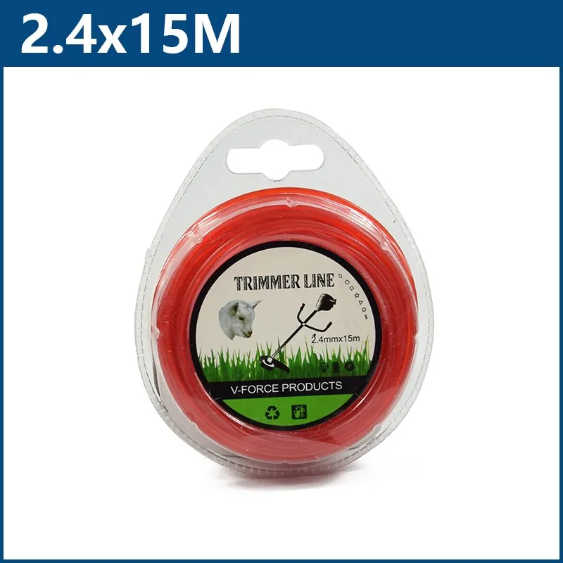 

Нейлоновая триммерная нить xcan 2,4/3 мм