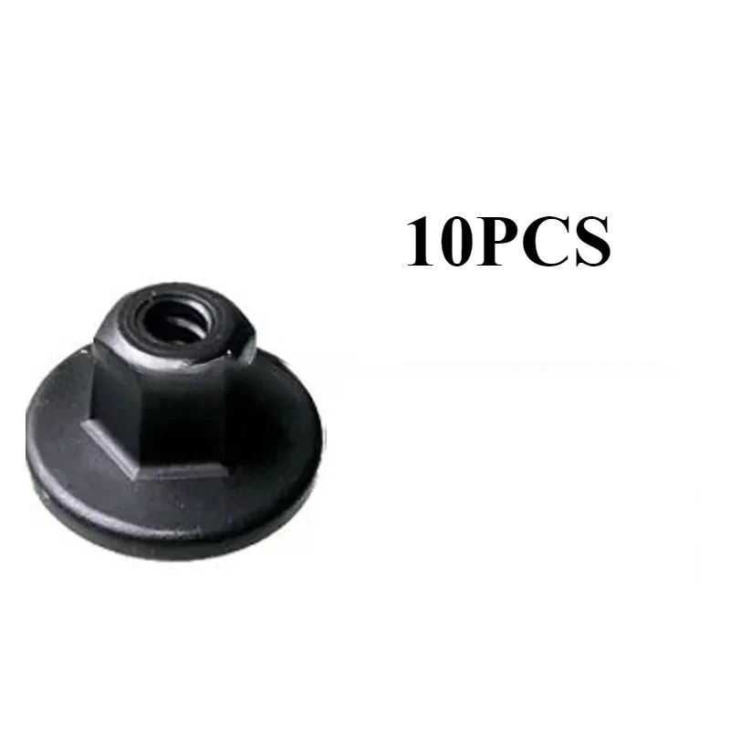 

10/20/30 шт. автозажимы для шестигранной головки, пластиковая саморезная гайка для фиксатора BMW, шасси, задний бампер, брызговик, салон автомобиля