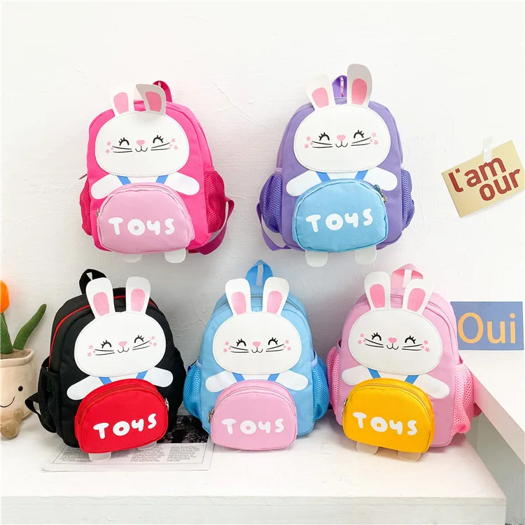 New Children Rabbit Cartoon School Bags Girls Princess Students Cute Large Fashion Backpacks for Teenagers Mochila All-match Hot