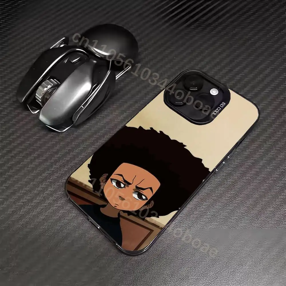 Чехол для телефона B-Boondocks Riley Huey для iPhone 17, 16, 15, 14, 13, 12, 11, Pro, Max, Plus, противоударный чехол (art.: 3920da91e8a63) - 3920da91e8a63
