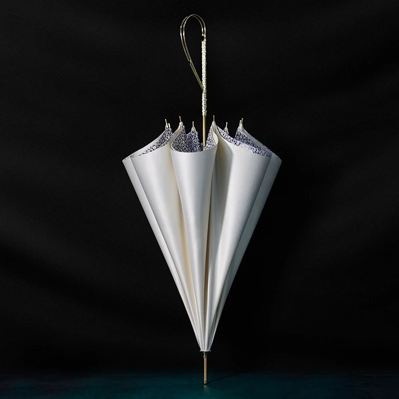 

Windproof Pretty Umbrella Luxury Rain and Sun Minimalist Stand Umbrella Uv Protection Women Paraguas Plegable Rain Gear SGQ40XP