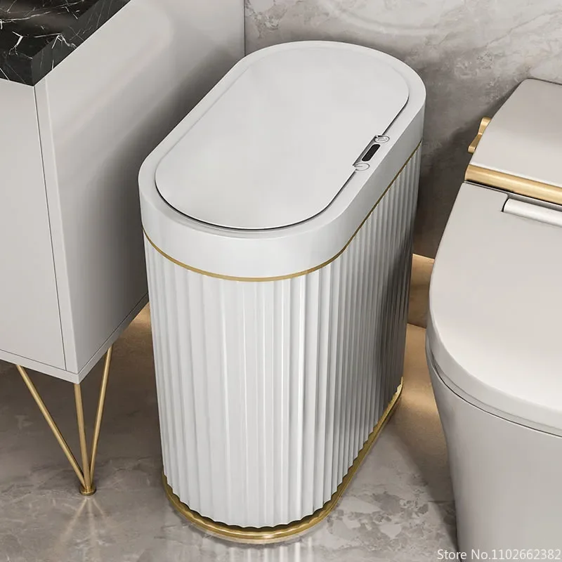 

Electronic Garbage Garbage Trash Bathroom Toilet Kitchen Smart for Household Automatic Smart Bin Waste Can Sensor Can