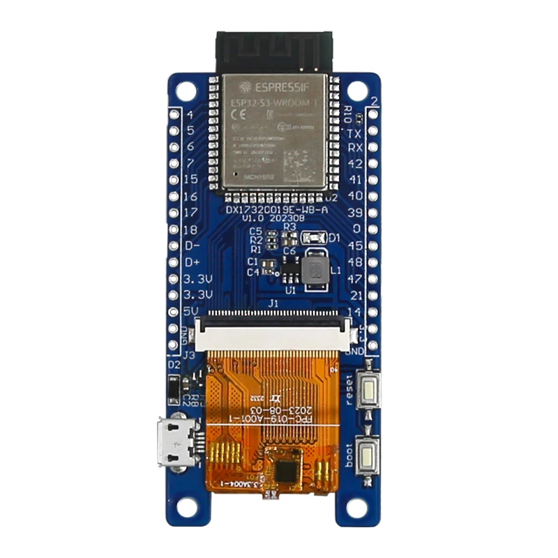 1 9-дюймовый 170*320 ESP32 двухъядерный SDIO SPI UART Type-C модуль дисплея IPS емкостный