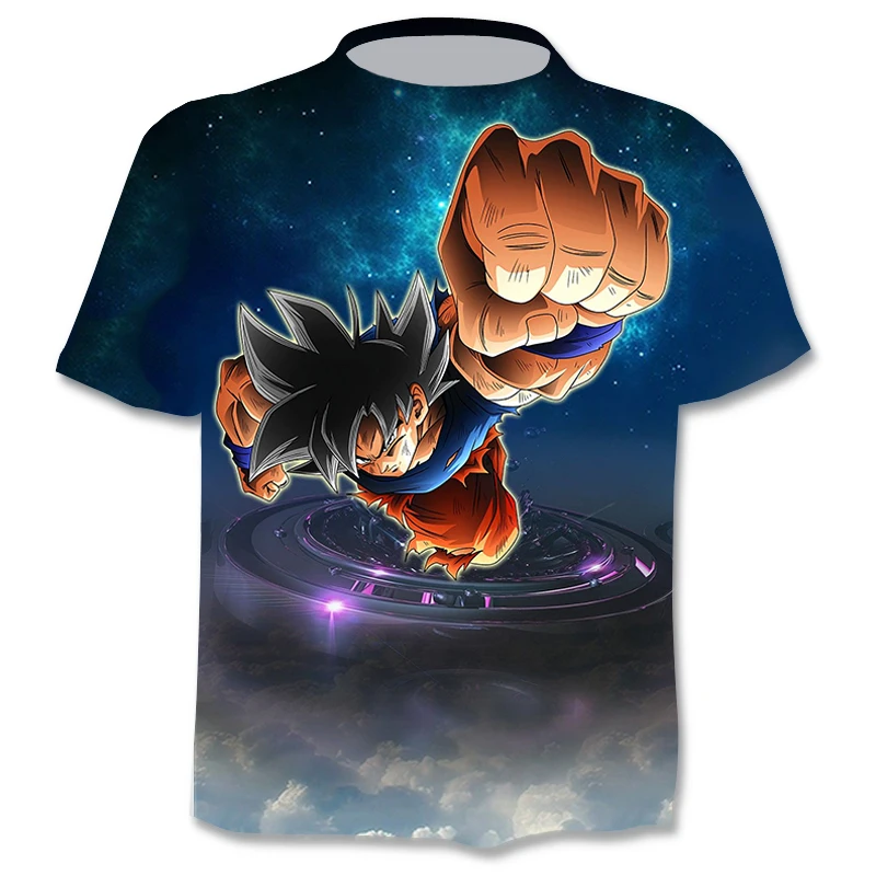 

2022 Men's Anime T-shirt Summer Fashion Sports Shirt Plus Size Streetwear