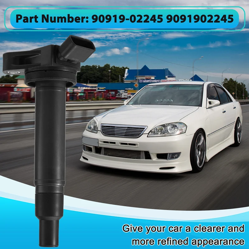 Катушка зажигания 90919-02245 9091902245 для Toyota Mark 2 JZX110 JZS171 Crown 2.5L Progres Verossa Lexus GS Is LS