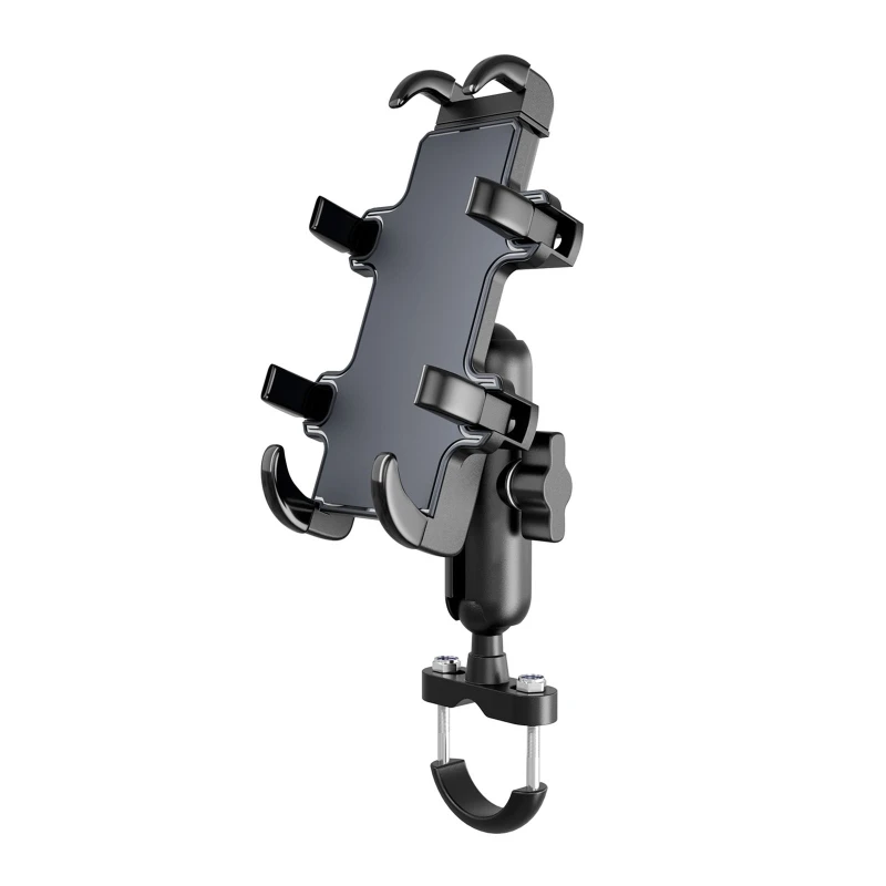 

Универсальная стойка на руль мотоцикла для скутера для мобильного телефона 4,7-6,5 дюймов противоударная