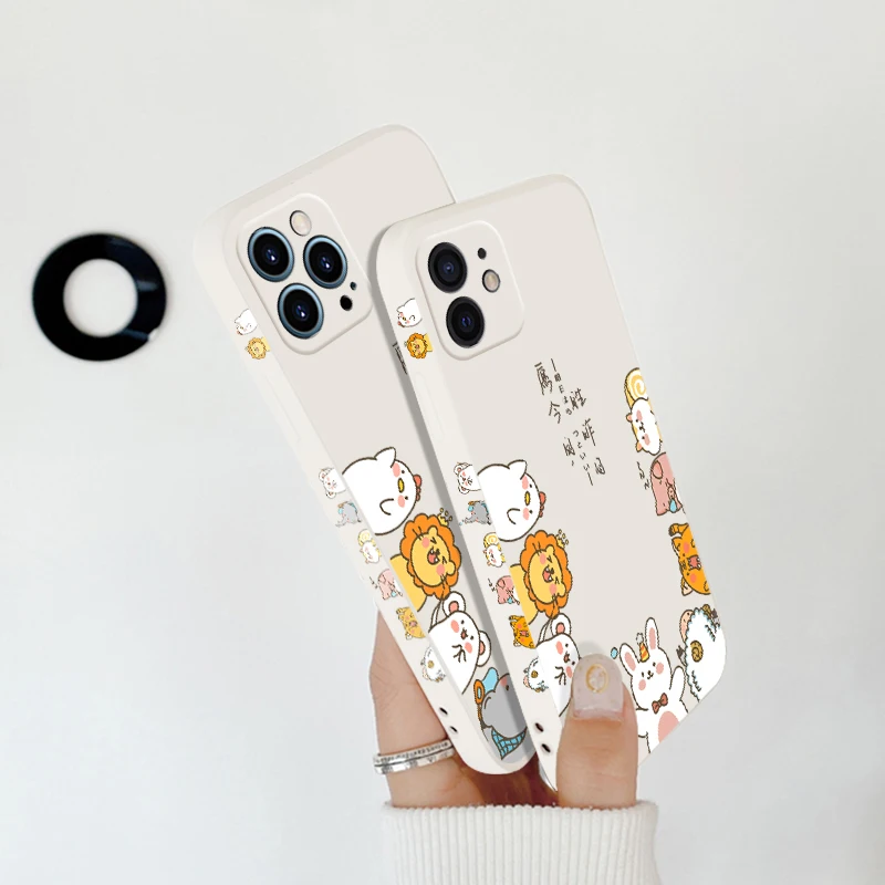 

Милый боковой Чехол для телефона с маленькими животными для Samsung S22 S22 ultra S22 plus S10 S10 PLUS A10 M10 A50 A30S J6 PLUS 2018 J6 Prime