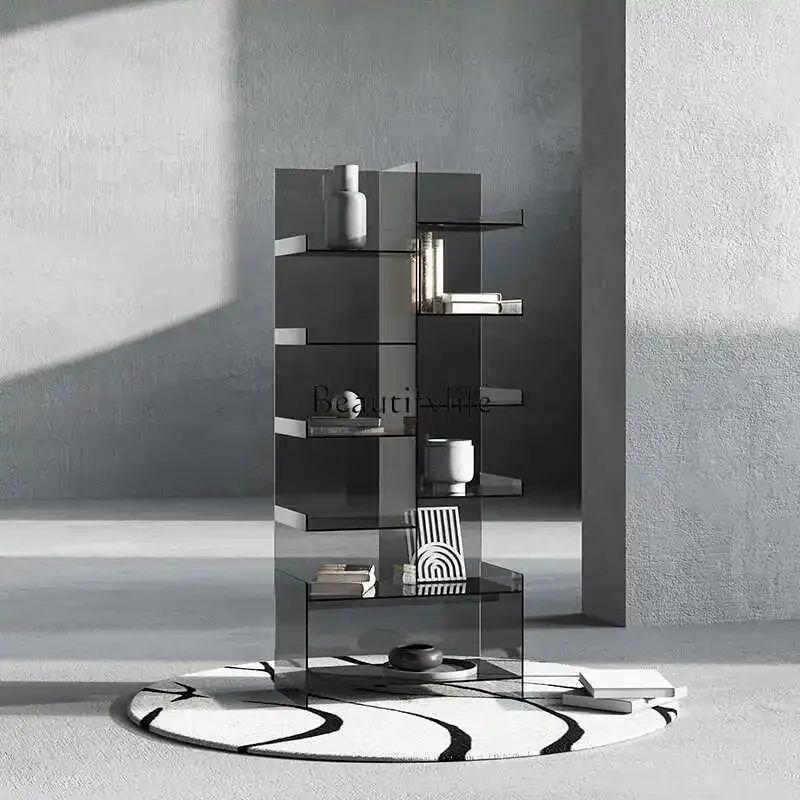 Wabi Sansan акриловая напольная полка многослойный книжный шкаф декоративная