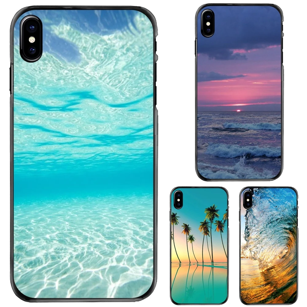 

Hard Phone Cover Case Summer nature sea Ocean Waves For Apple iPhone 11 12 13 14 Pro MAX Mini 5 5S SE 6 6S 7 8 Plus 10 X XR XS