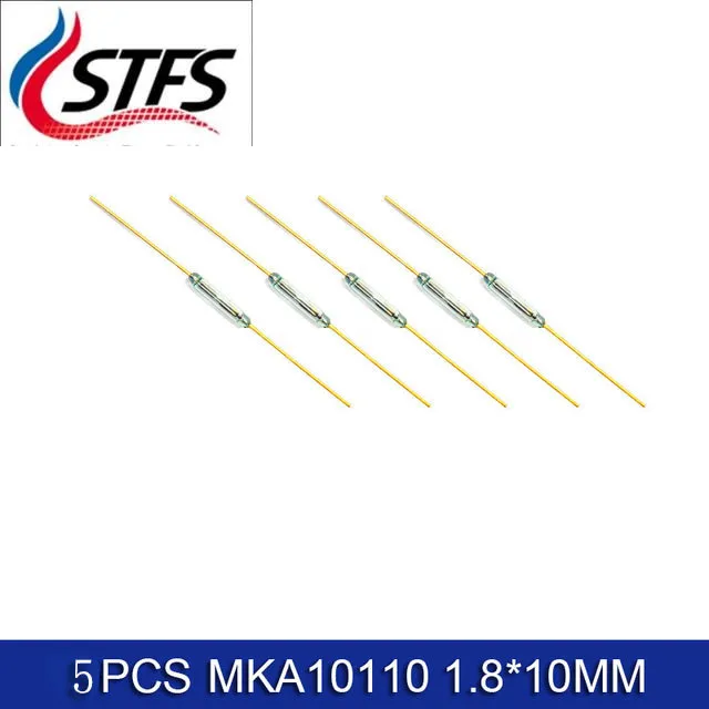5 шт. N/O герконовый переключатель магнитный 2*14 мм нормально открытый индукционный