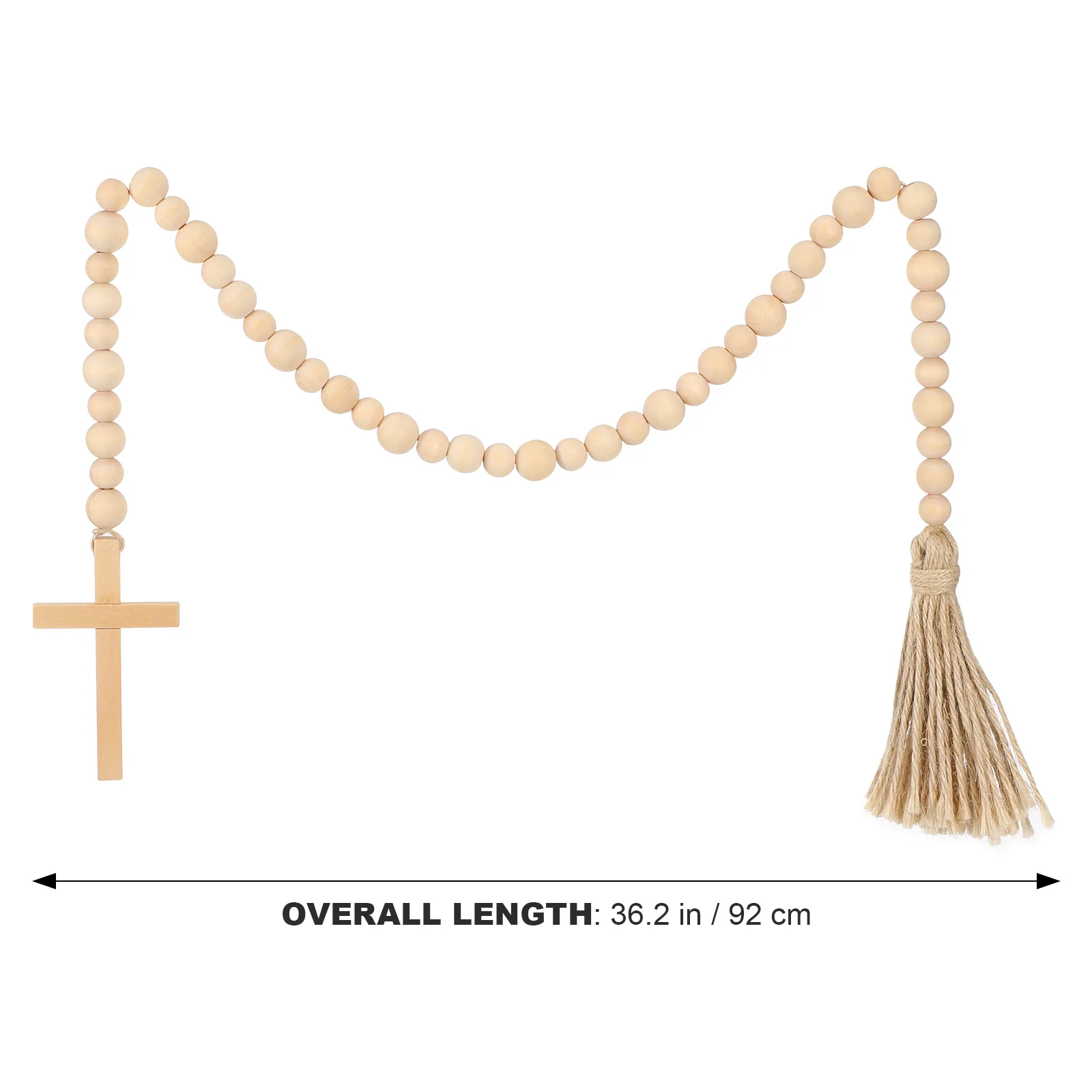 Настенный шпагат в стиле бохо бусины с кисточками бахрома нежная деревянная