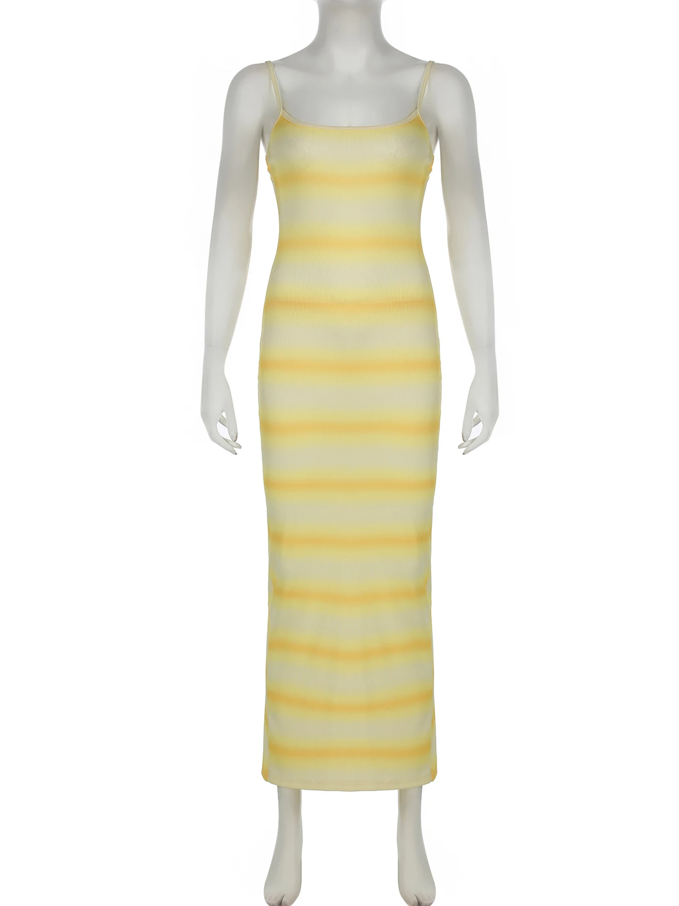 IAMSURE праздничное облегающее платье контрастных цветов с разрезом пляжный стиль