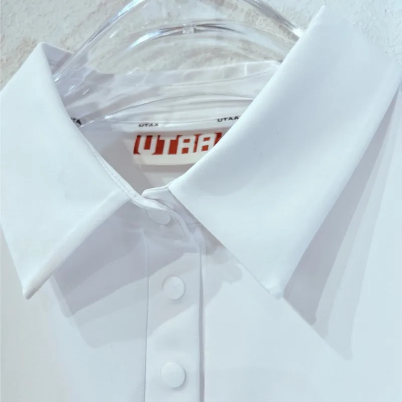 Women's Polo Shirts Sun Protection 4 Buttons Casual Work Quick Dry Short Sleeve Collared Golf Shirt