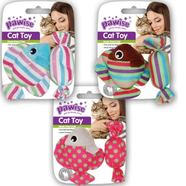

Pawise Candy & Fish Cat Toy 400048075