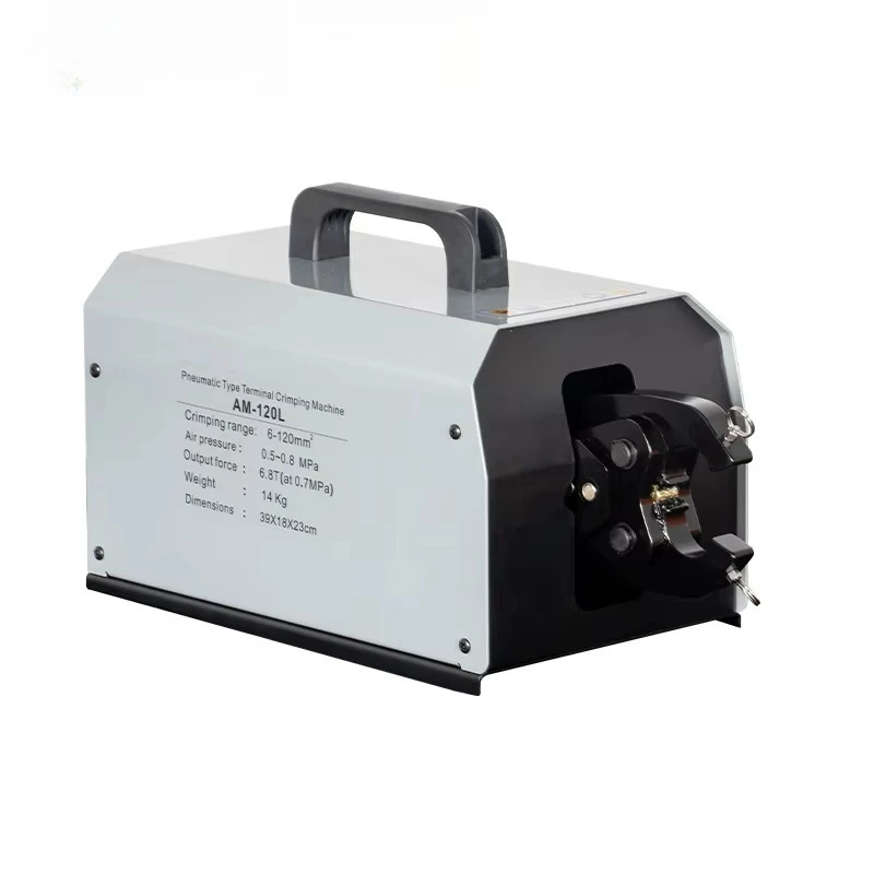Фото AM-120L 6-120 мм2 Am-120L Пневматический терминал холодного прессования Машина для обжима с четырьмя краями Обжимной зажим Обжимной станок №3
