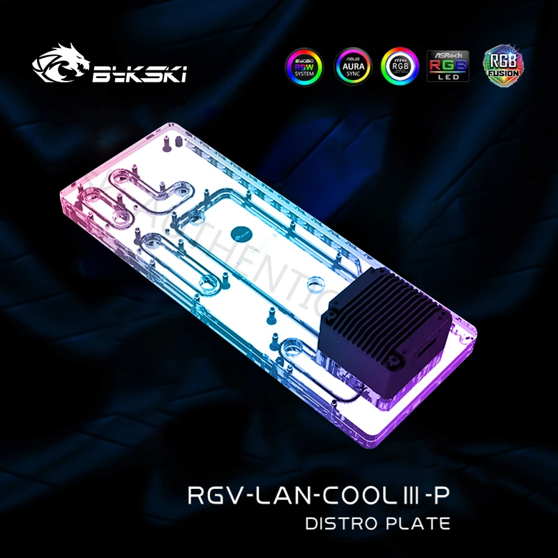 

Bykski RGV-LAN-COOL Ⅲ- P Distro Plate Reservoir For LIAN LI Ghost Axe 2 Computer Case,RGB Acrylic Board Watercooler Tank 5V 12V