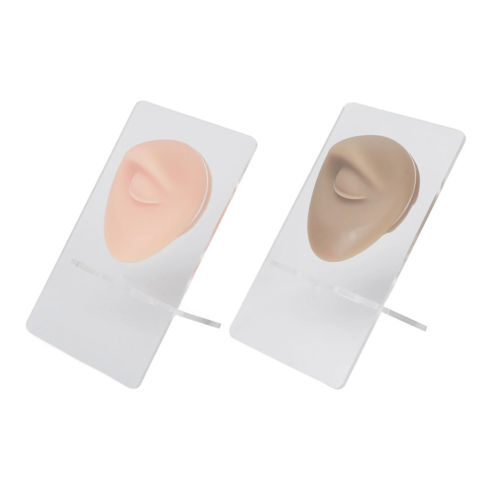 

Модель для пирсинга глаз, силиконовая модель для глаз, многоразовая искусственная профессиональная демонстрация ювелирных изделий для салона пирсинга