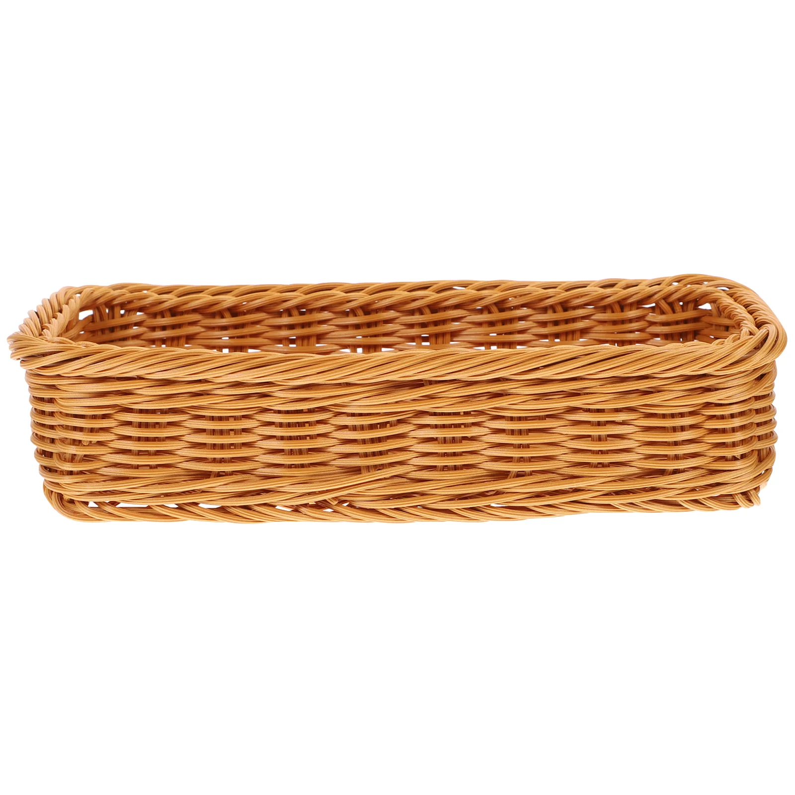 

Storage Basket Baskets Wicker Rattan Woven Holder Organizer Towel Decorative Tray Bathroom Guest Rectangulartoilet Counternapkin