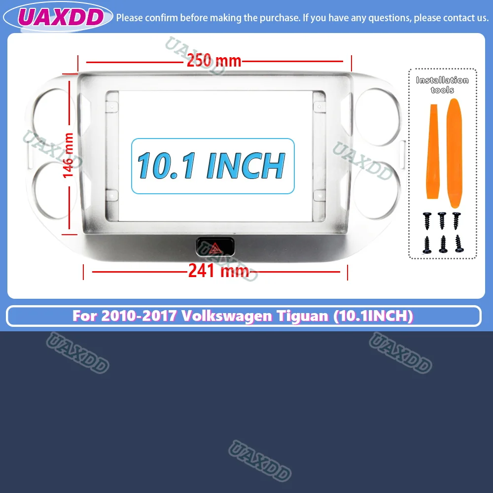 

Рамка Для 2-DIN Автомагнитолы 9 Дюймов Для Volkswagen Tiguan 2010-2015