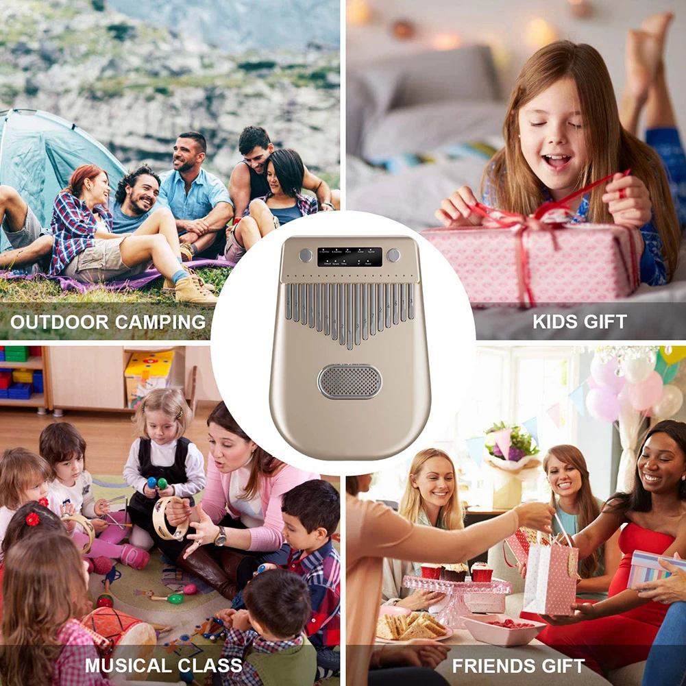 

Профессиональное пианино Kalimba, 17 клавиш, портативное, для электрогитары