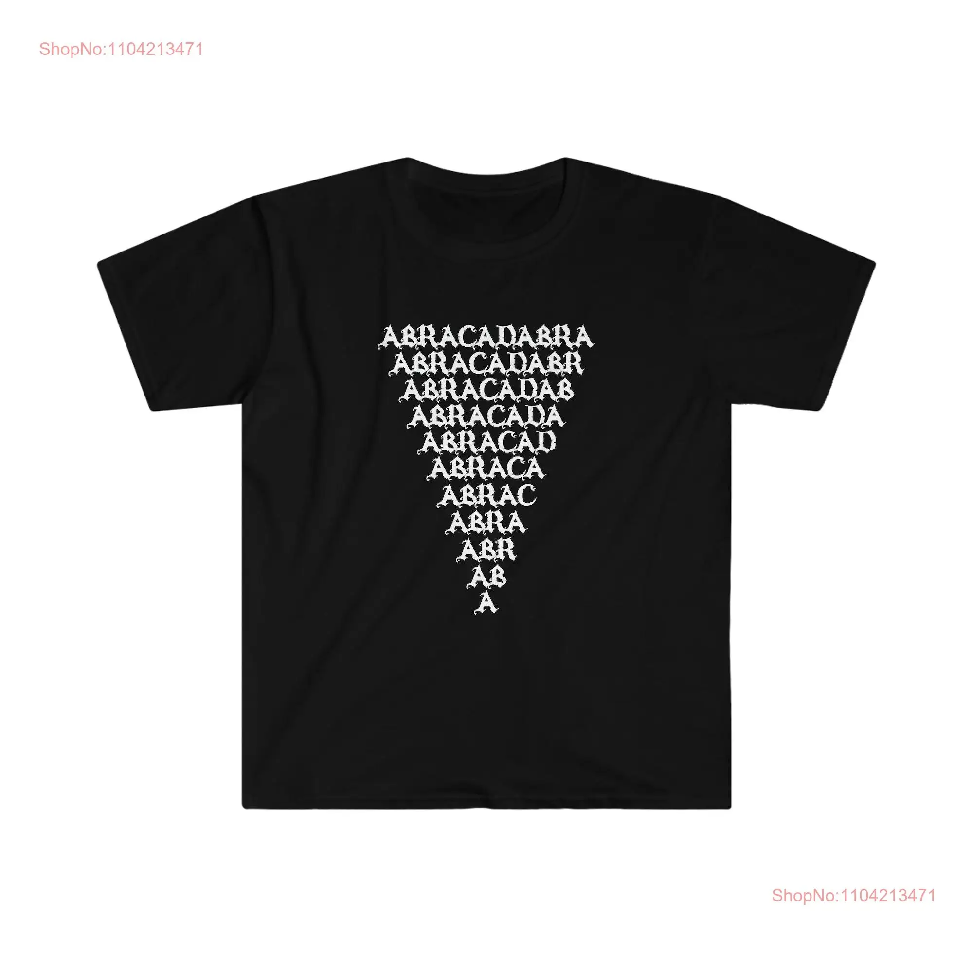 Абракадабра Футболка с длинными или короткими рукавами