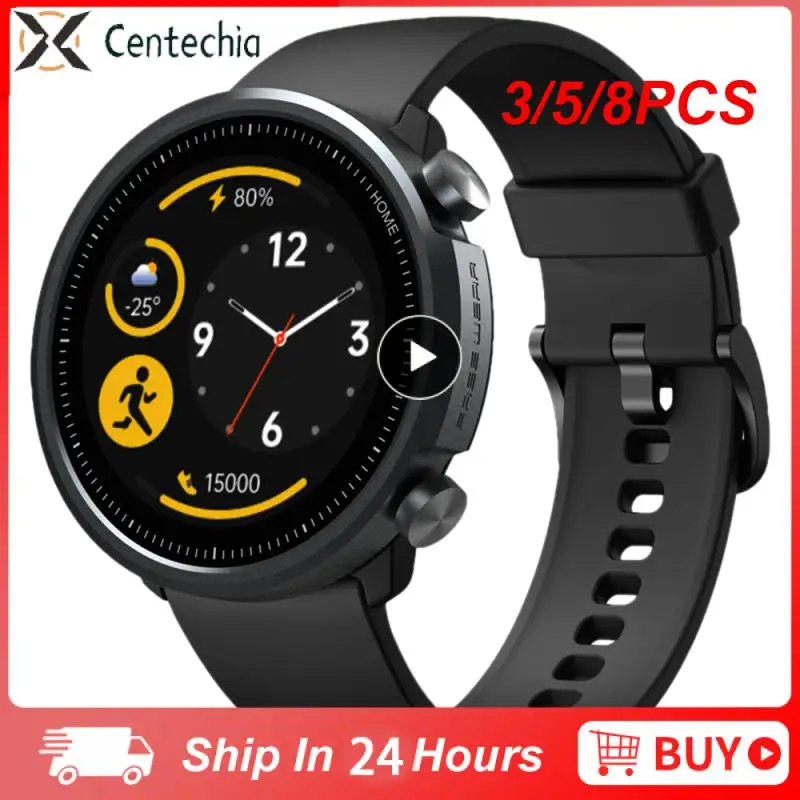 

3/5/8PCS Smartwatch Touch Screen Smart Watch Heart Rate Monitor Sports Bracelet 20 Sports Modes Smart Watches