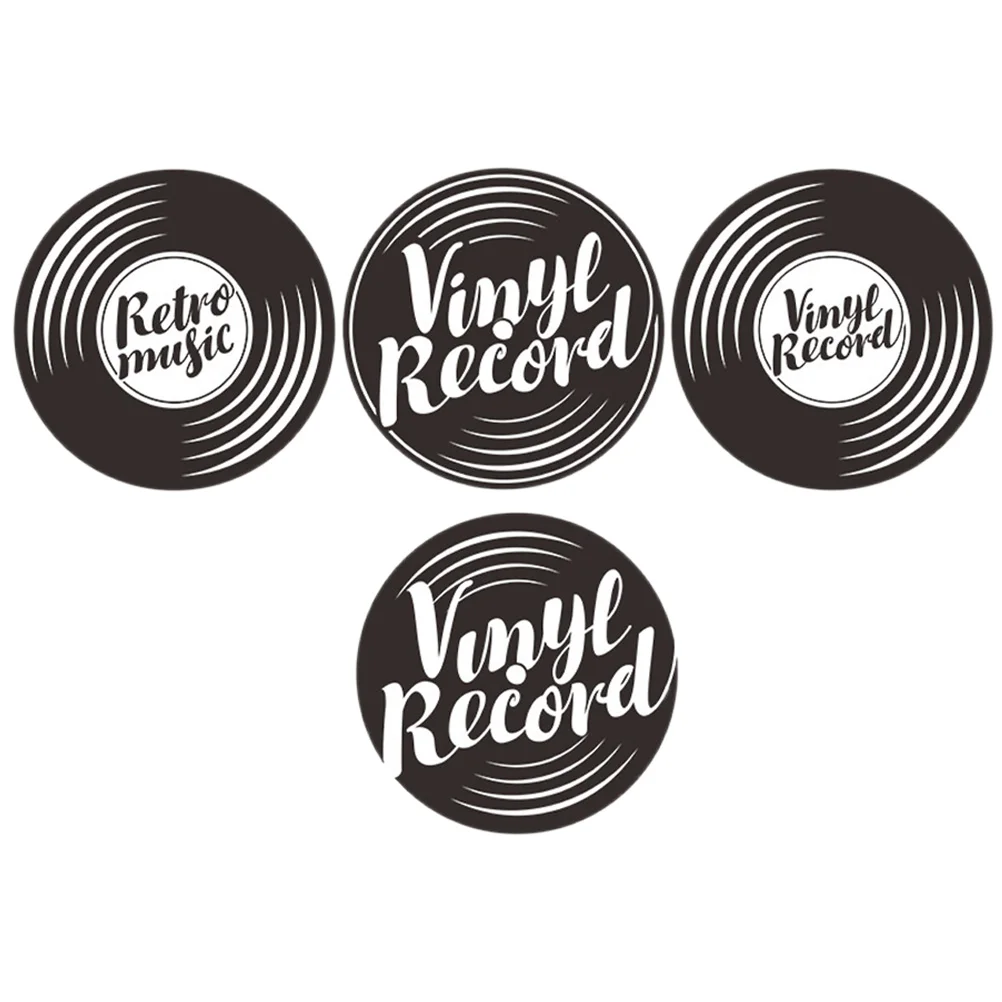 

Records Wall Vinyl Party Decordecoration Decorations Disco Decorative Boe Andornamentsupplies Sticker Mountrecord Fake Interior
