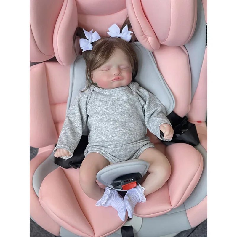 45 см Reborn Sleeping Baby Rosalie реалистичная многослойная картина для новорожденных 3D кожа