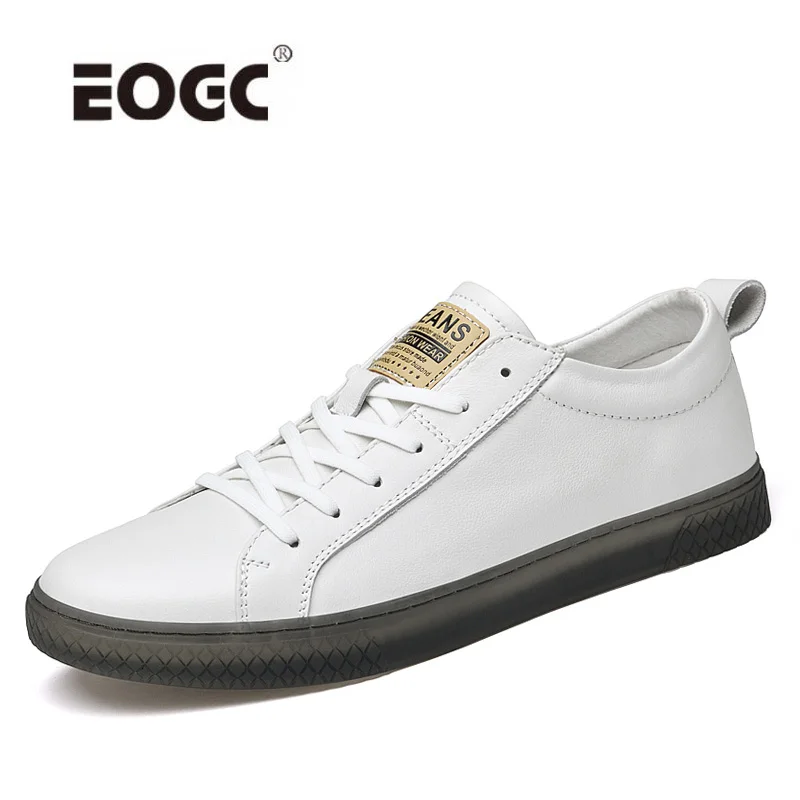 

Туфли мужские из натуральной кожи, удобная Уличная Повседневная обувь на плоской подошве, Нескользящие, на шнуровке, для прогулок, осень