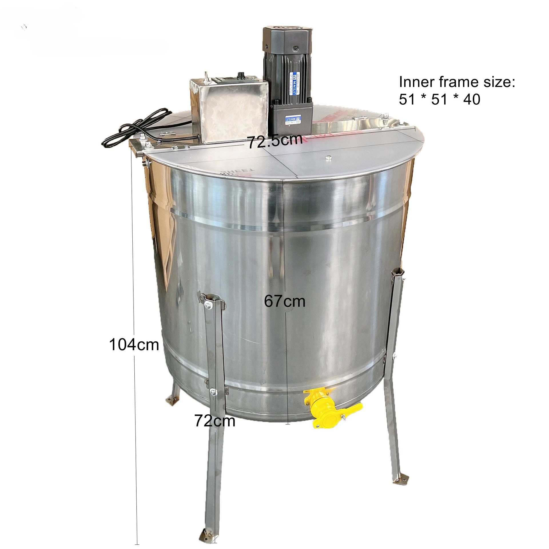 BAQIAN Оборудование для пчеловодства Электрическая экстрактор меда пашента