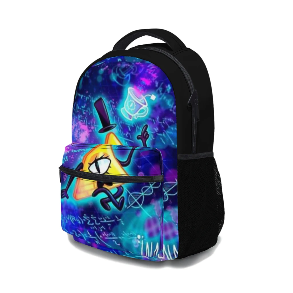 Новый женский модный детский рюкзак Bill Cipher Fanart большой емкости